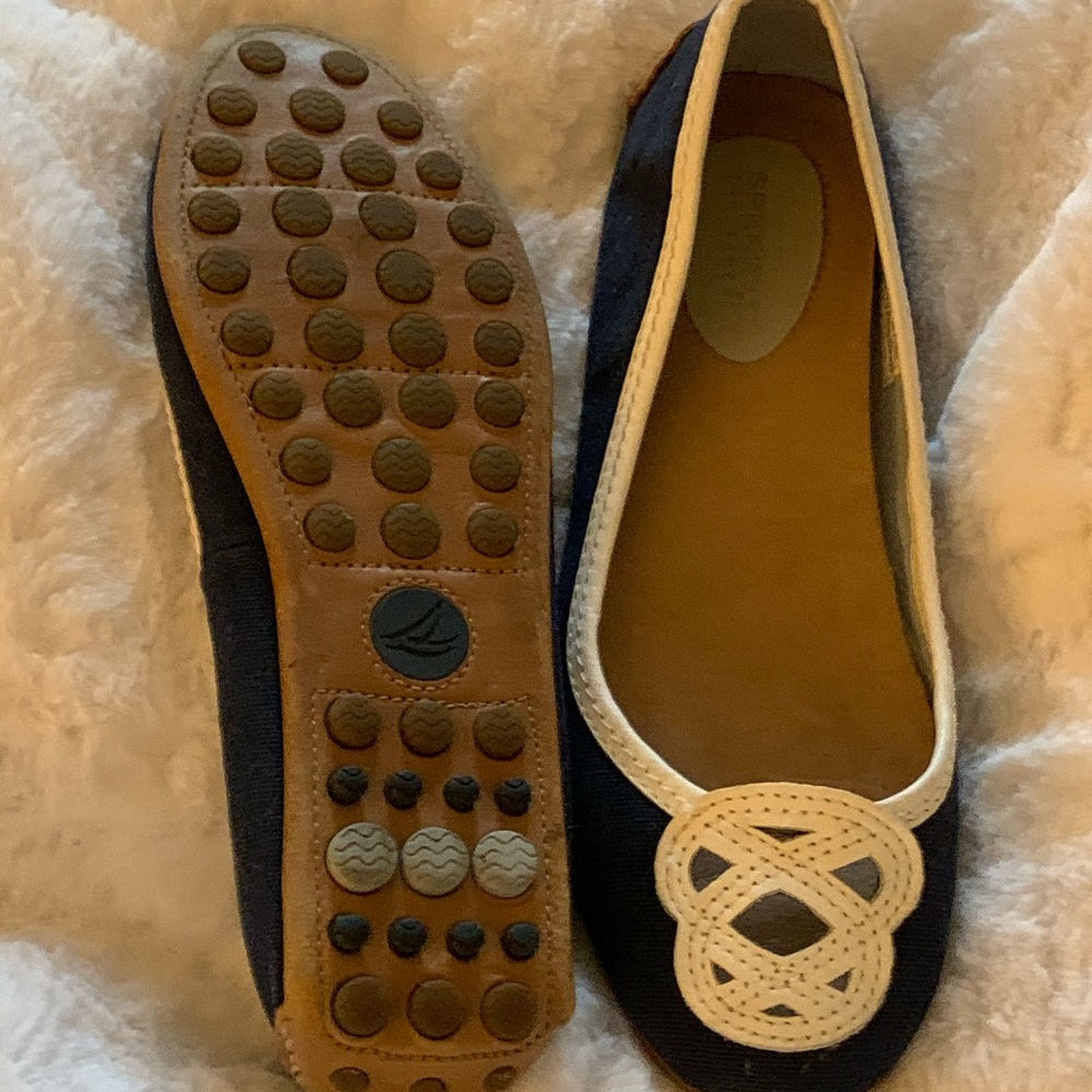 Navy Sperry Flats